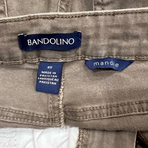 Bandolino Brown Mandie Straight Leg Jeans Size 6 Short Women’s - Picture 2 of 5